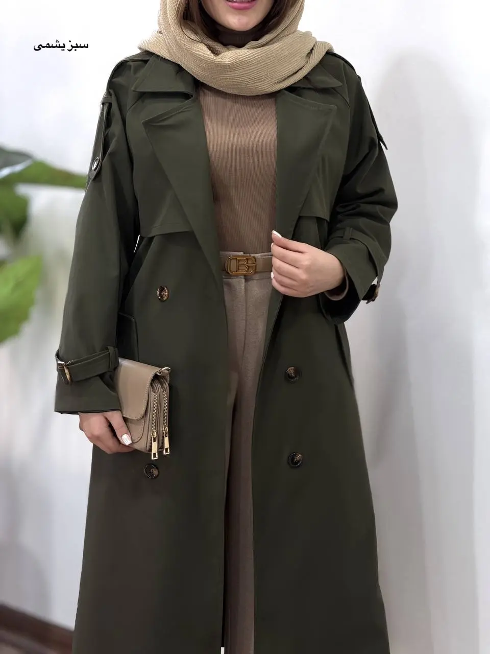 ترنچ کت بلند آستردار نورا